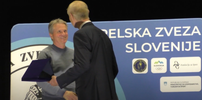 Milan Rus prejel srebrno plaketo SZS